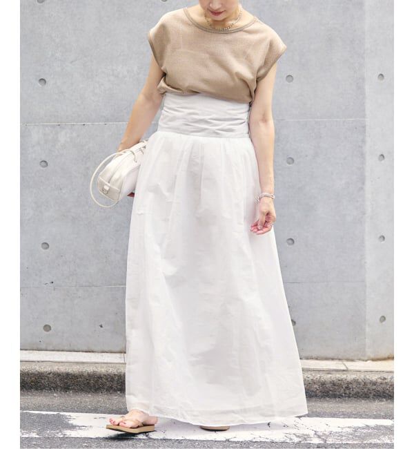 IENA「MARILYN MOON/マリリンムーン sheer cotton 2way op ワンピース 4263-105」|ワンピース|