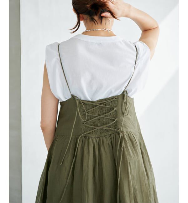 IENA「MARILYN MOON/マリリンムーン sheer cotton 2way op ワンピース 4263-105」|ワンピース|