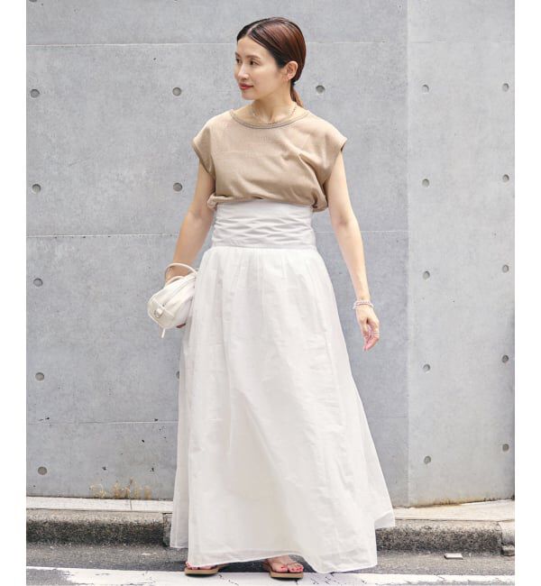 IENA「MARILYN MOON/マリリンムーン sheer cotton 2way op ワンピース 4263-105」|ワンピース|