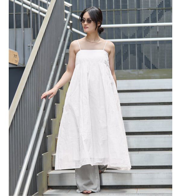 IENA「MARILYN MOON/マリリンムーン sheer cotton 2way op ワンピース 4263-105」|ワンピース|