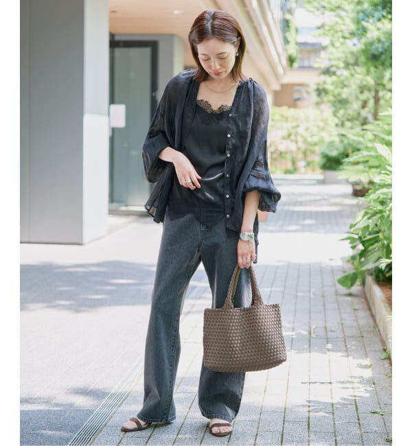 SLOBE IENA「《追加》SLOBE イントレチャートトートバッグ」|トートバッグ|