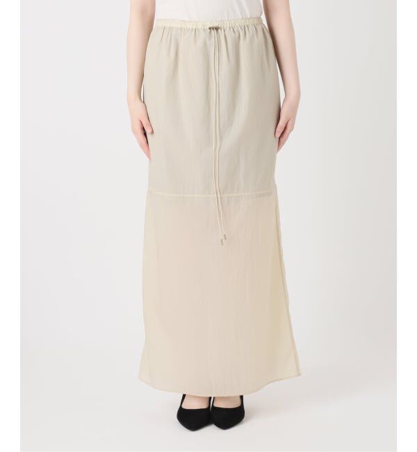 IENA LA BOUCLE「《撥水》IENA LA BOUCLE シアーナイロンスカート」|スカート|