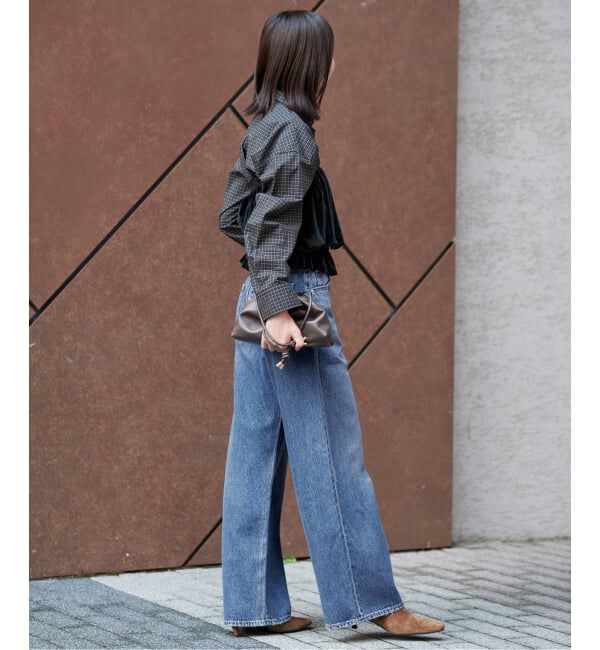SLOBE IENA「《予約》Levi&rsquo;s/リーバイス SLOBE別注 CINCH WIDE LEG デニムパンツ」|デニム|