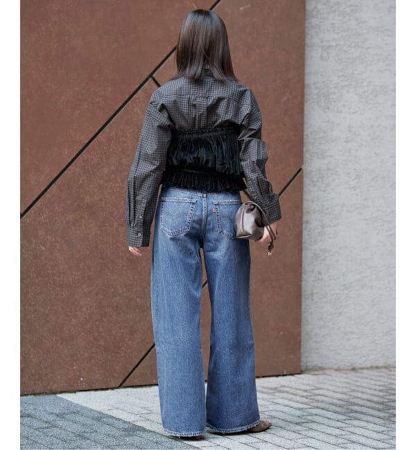 SLOBE IENA「《予約》Levi&rsquo;s/リーバイス SLOBE別注 CINCH WIDE LEG デニムパンツ」|デニム|