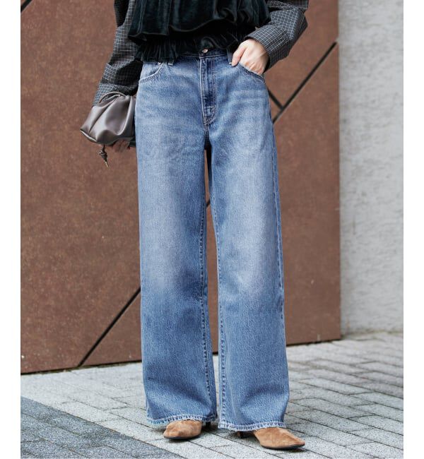 SLOBE IENA「《予約》Levi&rsquo;s/リーバイス SLOBE別注 CINCH WIDE LEG デニムパンツ」|デニム|