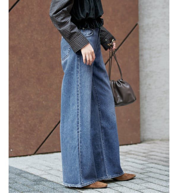 SLOBE IENA「《予約》Levi&rsquo;s/リーバイス SLOBE別注 CINCH WIDE LEG デニムパンツ」|デニム|