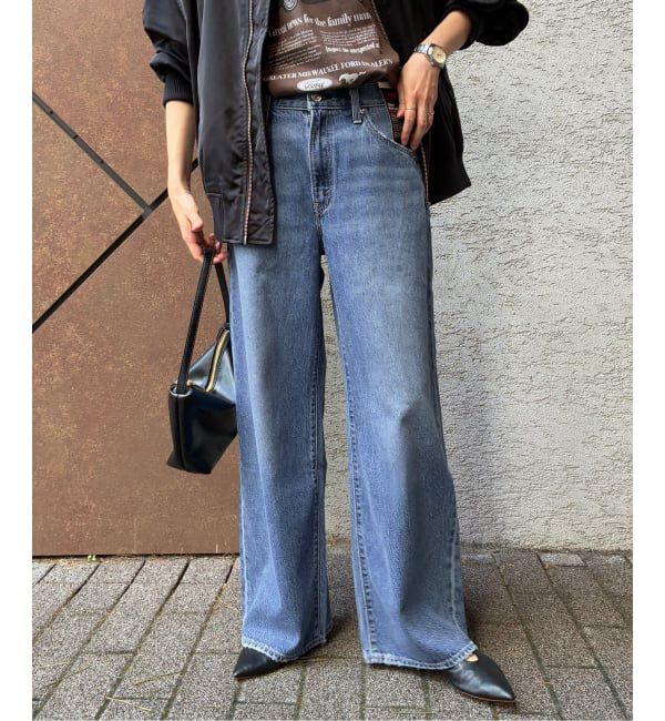 SLOBE IENA「《予約》Levi&rsquo;s/リーバイス SLOBE別注 CINCH WIDE LEG デニムパンツ」|デニム|