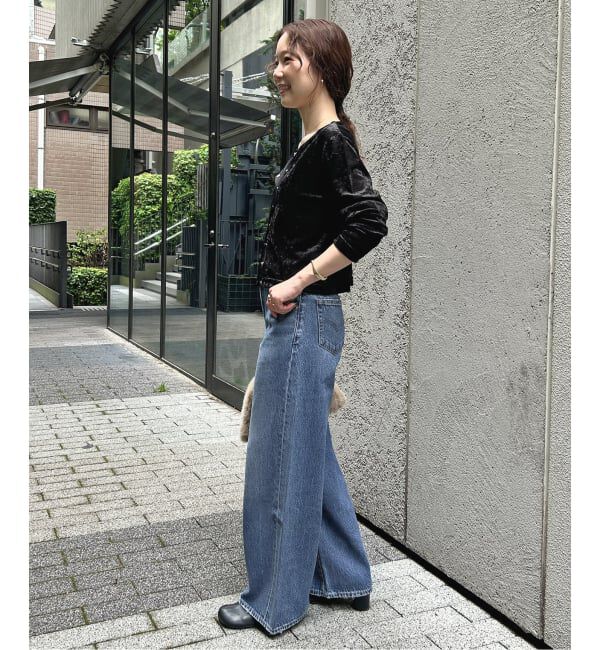 SLOBE IENA「《予約》Levi&rsquo;s/リーバイス SLOBE別注 CINCH WIDE LEG デニムパンツ」|デニム|