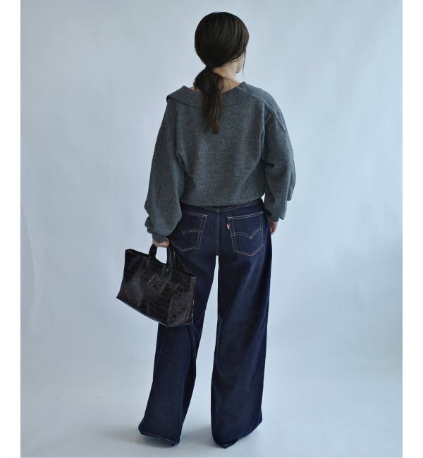 SLOBE IENA「《予約》Levi&rsquo;s/リーバイス SLOBE別注 CINCH WIDE LEG デニムパンツ」|デニム|
