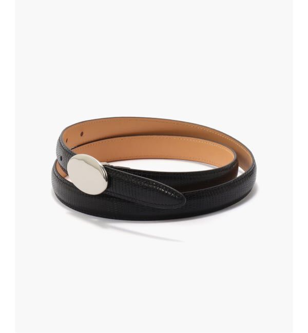 EDIFICE「Andrea Greco(アンドレアグレコ) Ellipse Buckle ベルト」|ベルト|ブラック