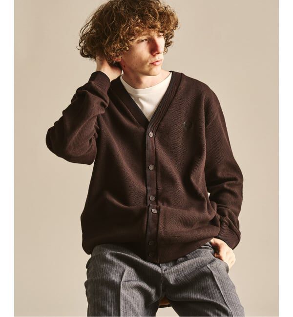 417 EDIFICE「FRED PERRY / フレッドペリー 417別注 ティップドカーディガン」|カーディガン|