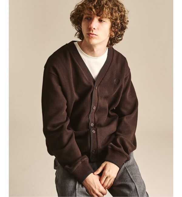 417 EDIFICE「FRED PERRY / フレッドペリー 417別注 ティップドカーディガン」|カーディガン|