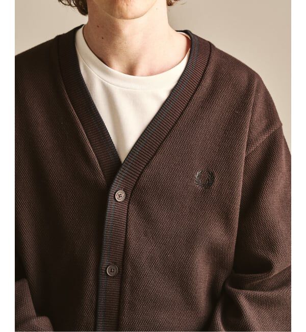 417 EDIFICE「FRED PERRY / フレッドペリー 417別注 ティップドカーディガン」|カーディガン|