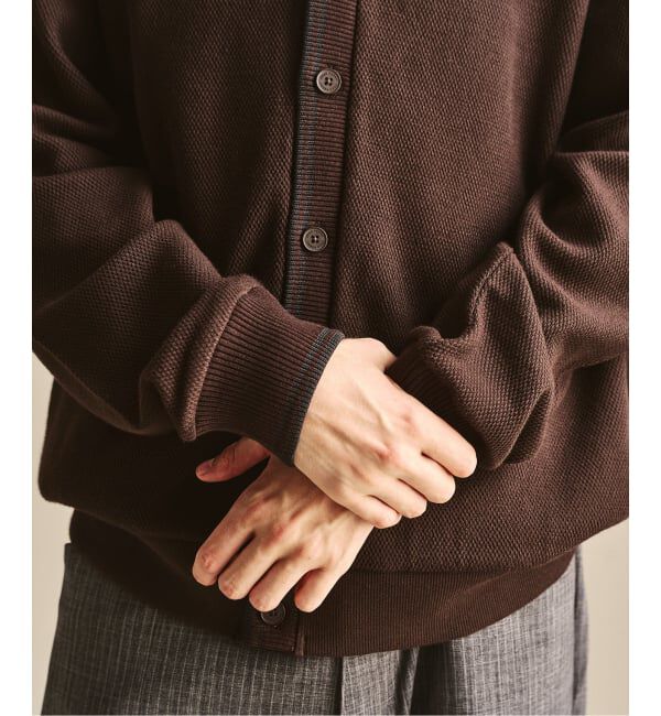 417 EDIFICE「FRED PERRY / フレッドペリー 417別注 ティップドカーディガン」|カーディガン|