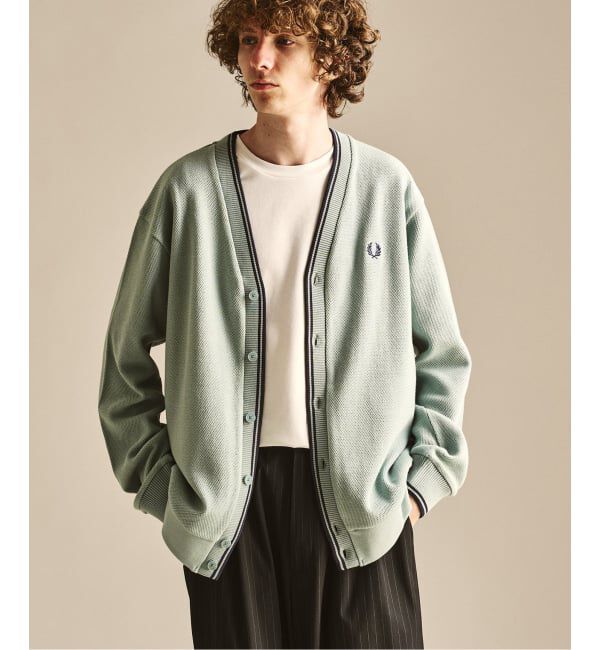 417 EDIFICE「FRED PERRY / フレッドペリー 417別注 ティップドカーディガン」|カーディガン|