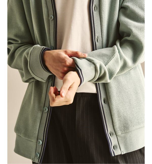 417 EDIFICE「FRED PERRY / フレッドペリー 417別注 ティップドカーディガン」|カーディガン|
