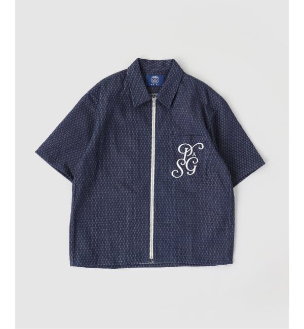 Paris Saint-Germain「【Paris Saint-Germain / パリ・サン＝ジェルマン】 JP Denim Zip Shirts2」|シャツ・ブラウス|ブルー