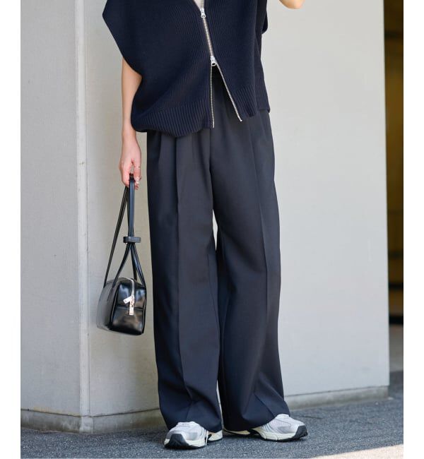 JOURNAL STANDARD relume「《追加7》マットウースフレアタックパンツ」|スラックス|