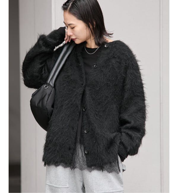 JOURNAL STANDARD「《追加2》レースヘム クルーネックシアーロングT」|Tシャツ・カットソー|