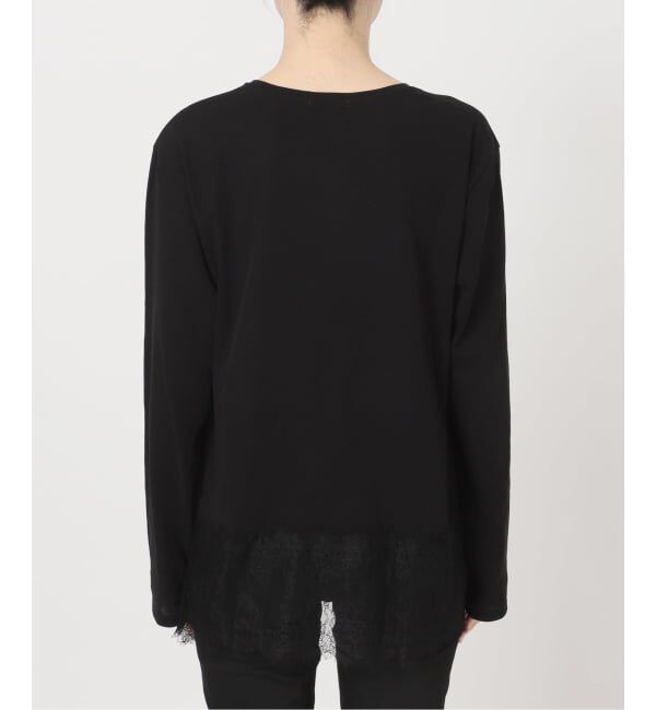 JOURNAL STANDARD「《追加2》レースヘム クルーネックシアーロングT」|Tシャツ・カットソー|