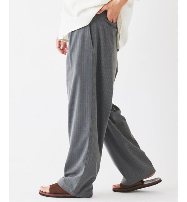 JOURNAL STANDARD relume「TRストライプ オーバーパンツ」|スラックス|