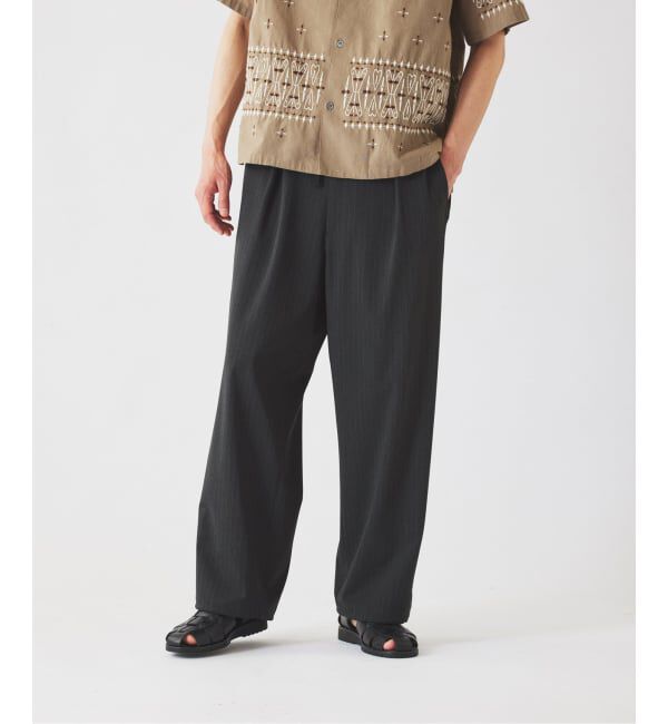 JOURNAL STANDARD relume「TRストライプ オーバーパンツ」|スラックス|