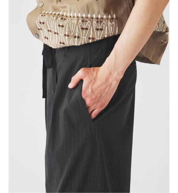 JOURNAL STANDARD relume「TRストライプ オーバーパンツ」|スラックス|