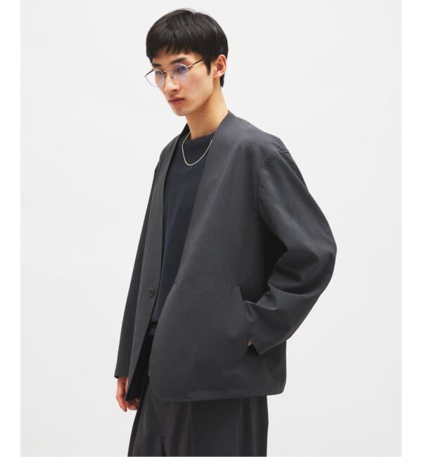 JOURNAL STANDARD「EVALET / エバレット ST ノーカラー ジャケット "セットアップ着用可能"」|その他|