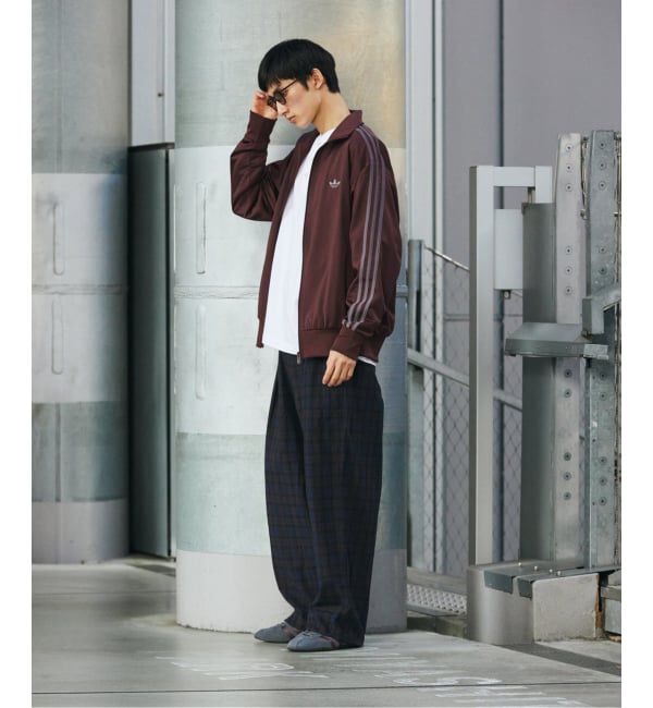JOURNAL STANDARD「T/C サッカー オーバー パンツ」|スラックス|