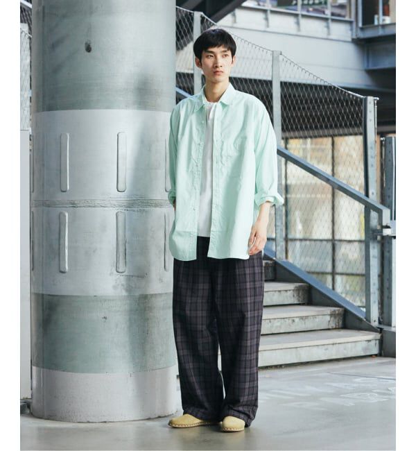 JOURNAL STANDARD「T/C サッカー オーバー パンツ」|スラックス|
