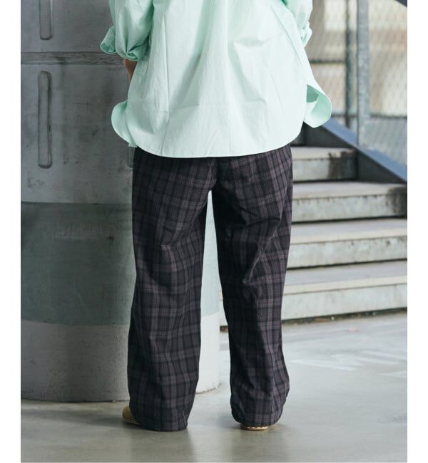 JOURNAL STANDARD「T/C サッカー オーバー パンツ」|スラックス|