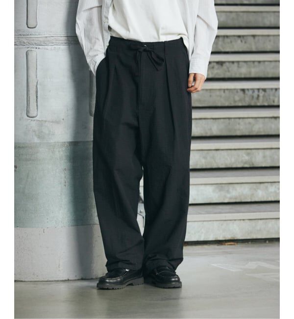 JOURNAL STANDARD「T/C サッカー オーバー パンツ」|スラックス|