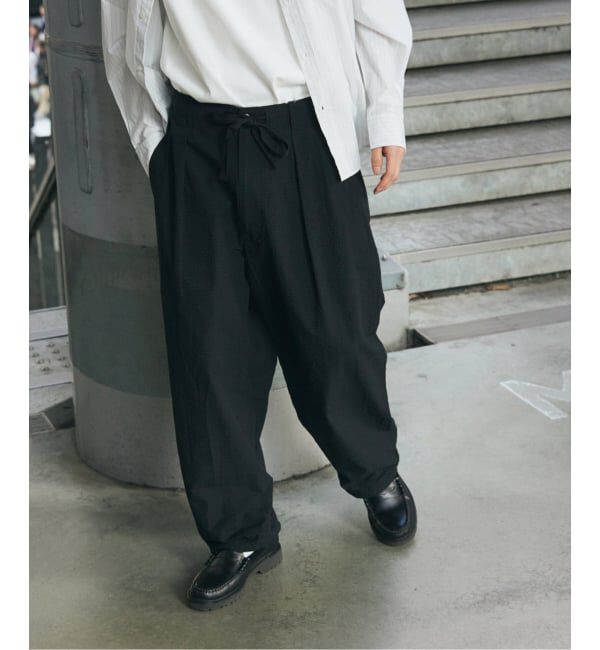 JOURNAL STANDARD「T/C サッカー オーバー パンツ」|スラックス|