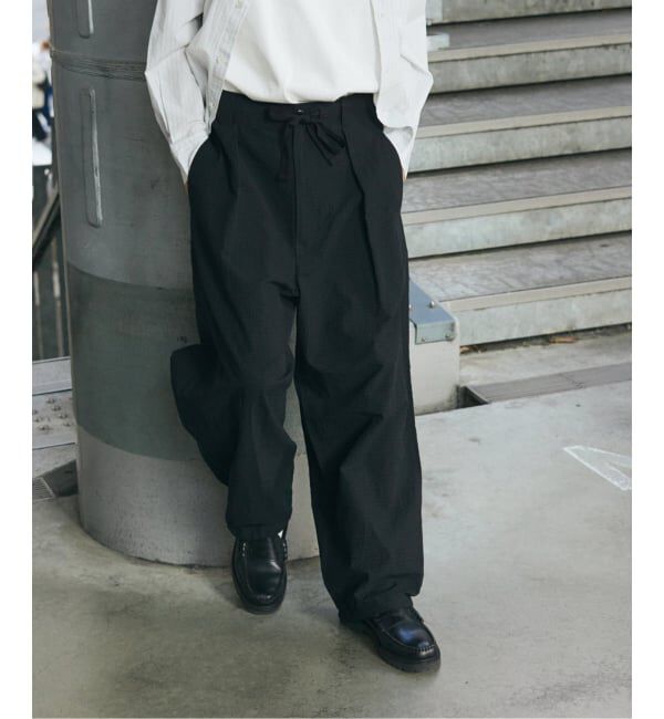 JOURNAL STANDARD「T/C サッカー オーバー パンツ」|スラックス|