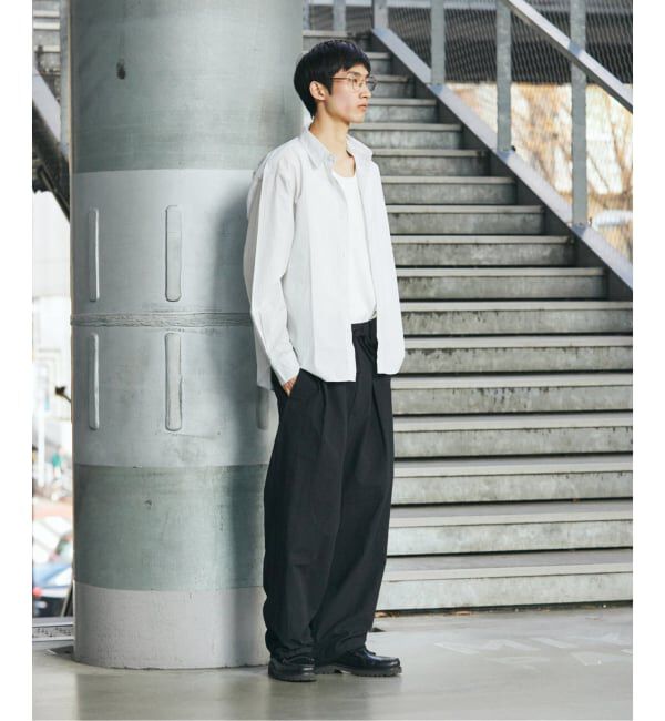 JOURNAL STANDARD「T/C サッカー オーバー パンツ」|スラックス|