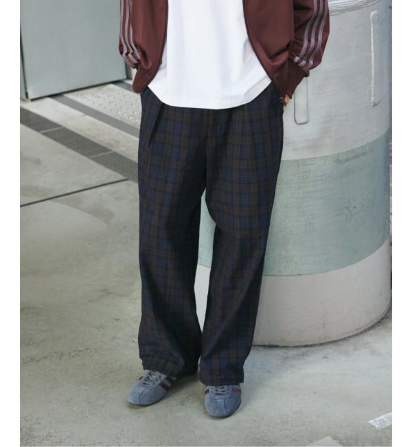 JOURNAL STANDARD「T/C サッカー オーバー パンツ」|スラックス|