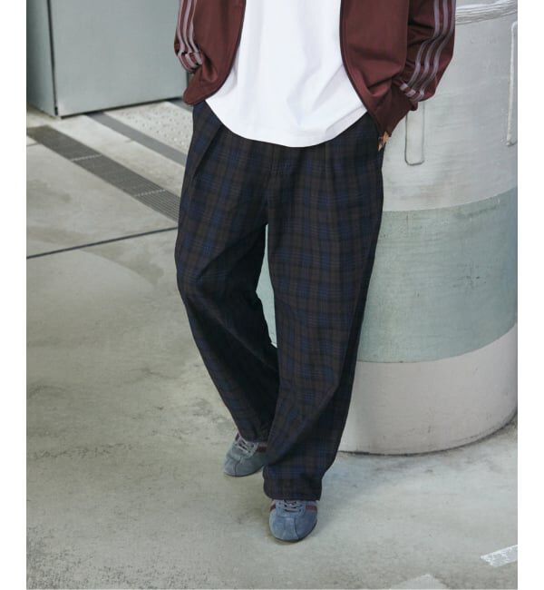 JOURNAL STANDARD「T/C サッカー オーバー パンツ」|スラックス|
