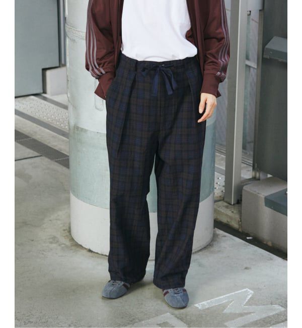 JOURNAL STANDARD「T/C サッカー オーバー パンツ」|スラックス|