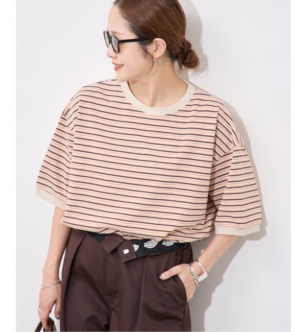 JOURNAL STANDARD「【STAR＆STRIPE/スターアンドストライプ】オーバーFIT リンガーT」|Tシャツ・カットソー|