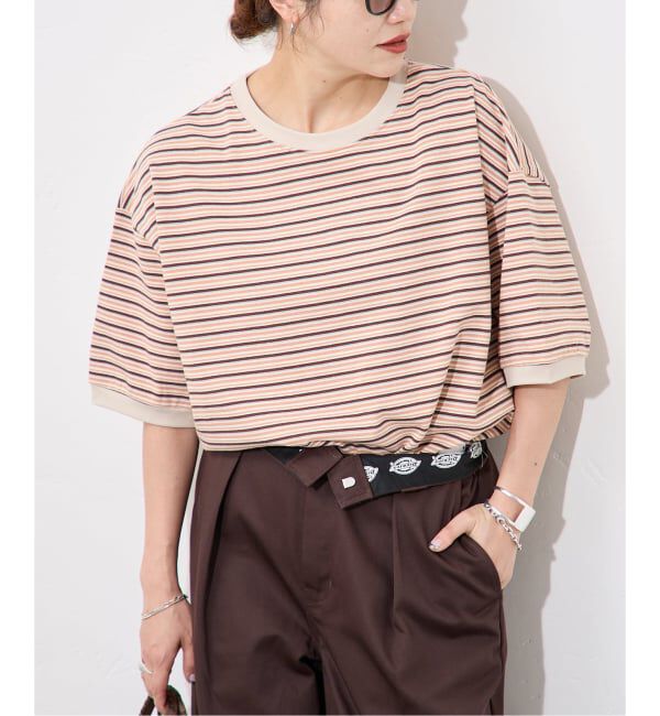JOURNAL STANDARD「【STAR＆STRIPE/スターアンドストライプ】オーバーFIT リンガーT」|Tシャツ・カットソー|