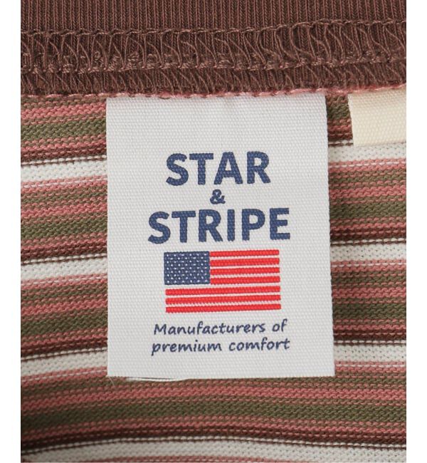 JOURNAL STANDARD「【STAR＆STRIPE/スターアンドストライプ】オーバーFIT リンガーT」|Tシャツ・カットソー|