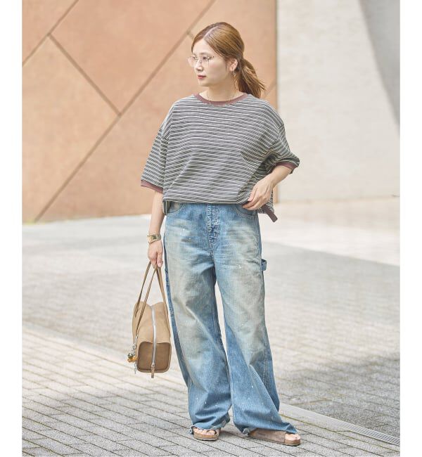 JOURNAL STANDARD「【STAR＆STRIPE/スターアンドストライプ】オーバーFIT リンガーT」|Tシャツ・カットソー|