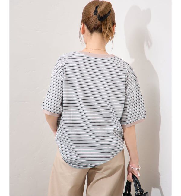 JOURNAL STANDARD「【STAR＆STRIPE/スターアンドストライプ】オーバーFIT リンガーT」|Tシャツ・カットソー|