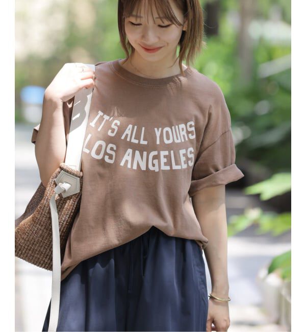 JOURNAL STANDARD relume「《追加2》別注【THE DAY ON THE BEACH】カットオフTシャツ」|Tシャツ・カットソー|ブラウン