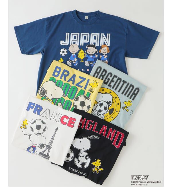 JOURNAL STANDARD relume「PEANUTS / ピーナッツ 別注 サッカー プリントTシャツ」|Tシャツ・カットソー|