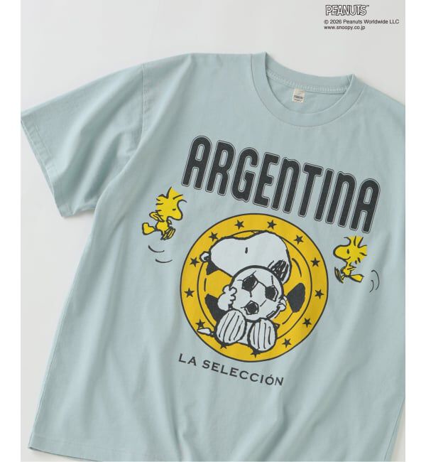 JOURNAL STANDARD relume「PEANUTS / ピーナッツ 別注 サッカー プリントTシャツ」|Tシャツ・カットソー|