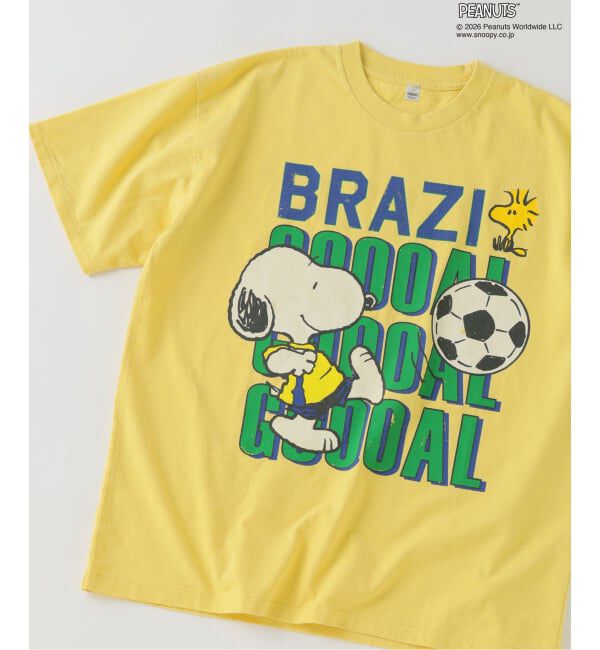 JOURNAL STANDARD relume「PEANUTS / ピーナッツ 別注 サッカー プリントTシャツ」|Tシャツ・カットソー|