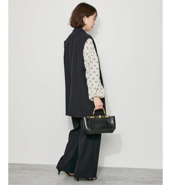journal standard L'essage「ヴィスポリギャバパンツ（グレーA・ネイビー）」|スラックス|