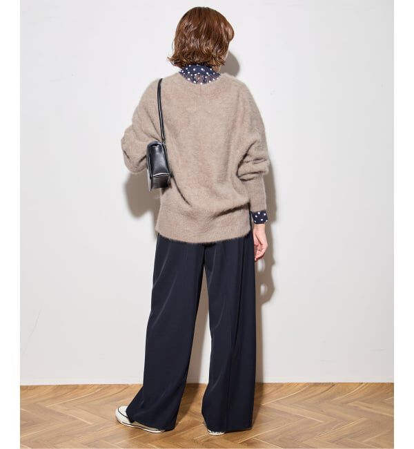 journal standard L'essage「ヴィスポリギャバパンツ（グレーA・ネイビー）」|スラックス|