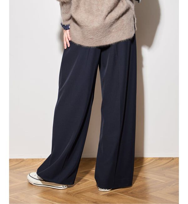 journal standard L'essage「ヴィスポリギャバパンツ（グレーA・ネイビー）」|スラックス|
